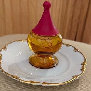 Vintage Gigli Perfume Bottle with Red Cap